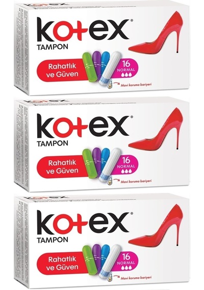 Kotex Tampon Normal 48 Li Set 3pk 16