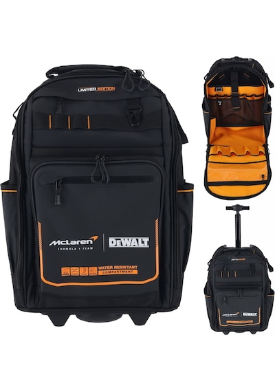 Dewalt Dwst60101-9 Dewalt Mclaren Edition Tekerlekli Sırt Çantası Siyah - Turuncu