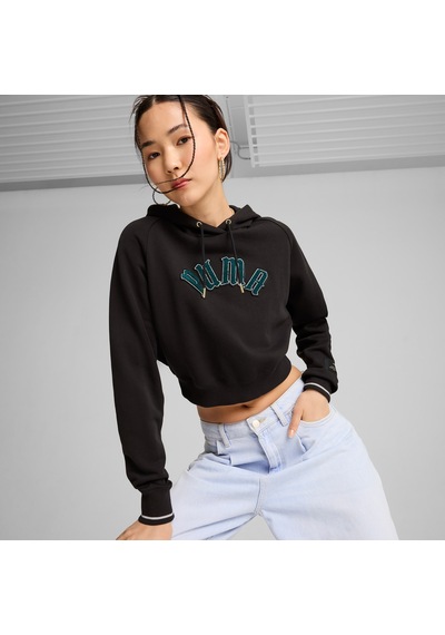 Puma Classics Relaxed Kadın Siyah Sweatshirt627484