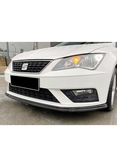 Seat Leon Mk3 Race Ön Lip Piona Black 3 Prç 2017-2020 Abs Plastik