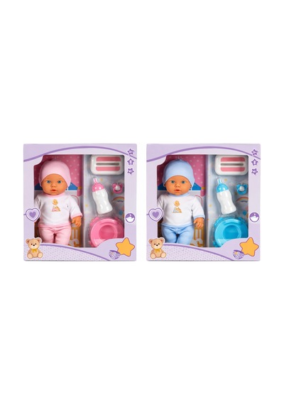 1030141 Sesli Tuvalet Zamanı Bebek Seti 32 Cm 10pcs Mixed