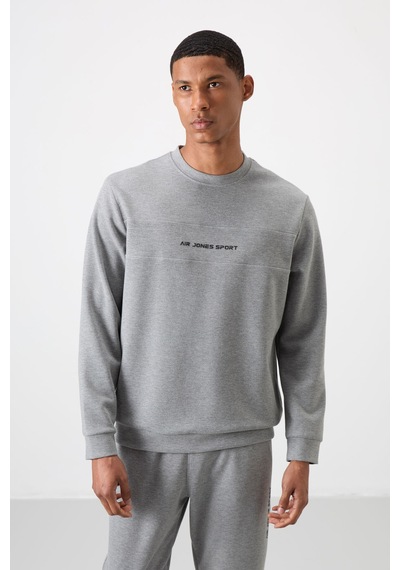 Tommy Life Gri Melanj Pamuklu Kalın Yumuşak Dokulu Comfort Fit Baskılı Erkek Eşofman Takım - 85253 GRİ MELANJ Tommy Life Gri Melanj Pamuklu Kalın Yumuşak Dokulu Comfort Fit Baskılı Erkek Eşofman Takım - 85253 GRİ MELANJ