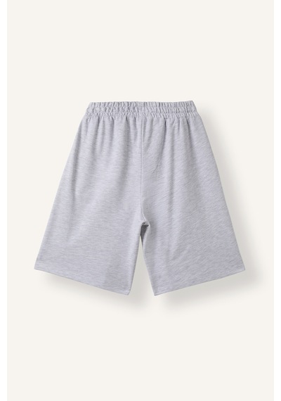 Defacto Regular Fıt Normal Bel Düz Paça Sweatshirt Kumaşı Bermuda N7439az26augr93 Gri-gr93