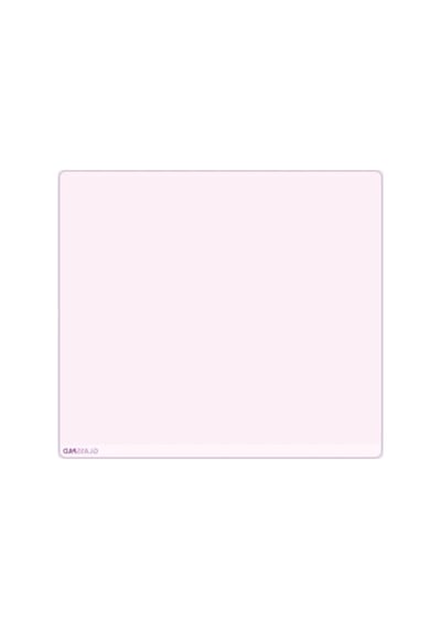 Temperli Cam Mouse Pad - Mat Yüzey, 4mm Kalınlık, Kaymaz Kenarlar, Bilek Dostu Bizote Kenar, Oyun & Ofis Toz Pembe, 45x40