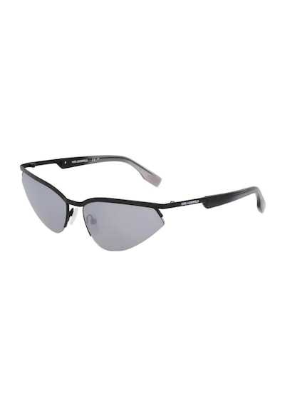 Karl Lagerfeld Kl 352s 001 Unisex Cat Eye Siyah Metal Güneş Gözlüğü Siyah