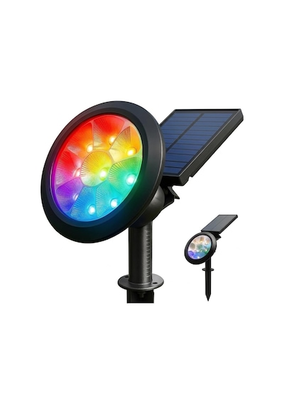 18w Led Solar Kazıklı Çim Armatür Cata Güneş Enerjili Led Işık Çim Lambası Bahçe Ağaç Çalı Duvar Aydınla Diğer