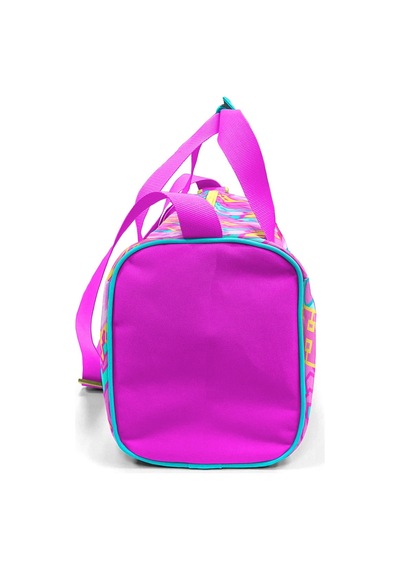Coral High Pembe Su Yeşili Harf Desenli Spor Çantası 27551 124-Pembe
