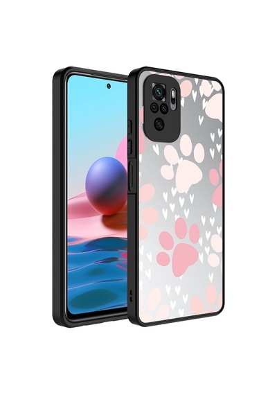 Xiaomi Redmi Note 10s Kılıf Aynalı Desenli Kamera Korumalı Parlak Zore Mirror Kılıf