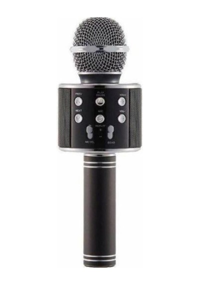 Şarj Edilebilir Telefon Ve Usb Bağlantılı Karaoke Mikrofon Beyaz