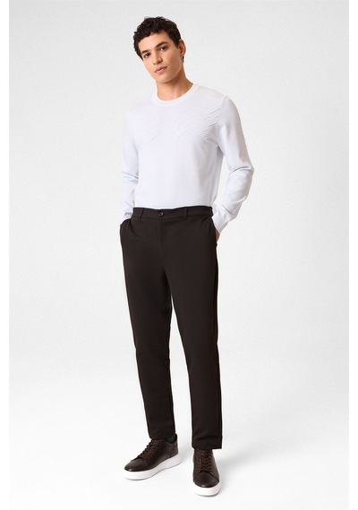 Back And Bond Kahve Regular Fit Diagonel Jogger Pantolon Çok Renkli