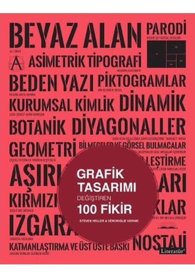 Grafik Tasarımı Değiştiren 100 Fikir - Veronique Vienne -  Steven Heller - Literatür Yayıncılık