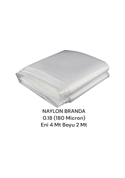 Naksan Kalın Naylon Branda Kurban Kesim Naylonu Bahçe Sera Naylonu 4x2 Eni 4 Mt Boyu 2 Mt