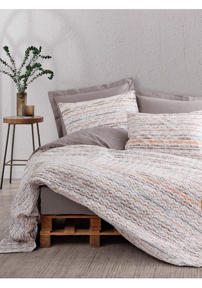 Cotton Box Minimal Tek Kişilik Complete Set Fleck Vizon