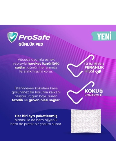 Prosafe Günlük Ped Extra Uzun 1200 Adet