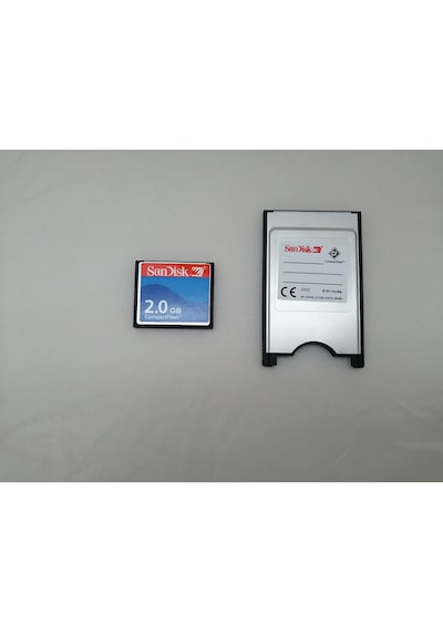 2 Gb Sandisk Cf Compact Flash +Pcmcıa
