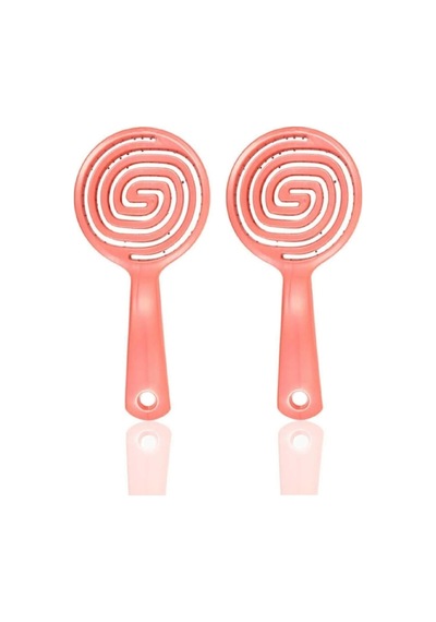 Professional Üç Boyutlu Oval Saç Fırçası Pembe X 2 Genel