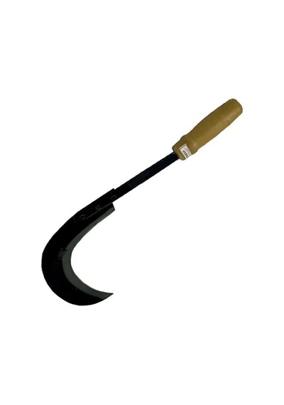 Mep Sürmene Kırmızı Plastik Saplı Orak 43 Cm - Buğday Hasadı Najmaddin