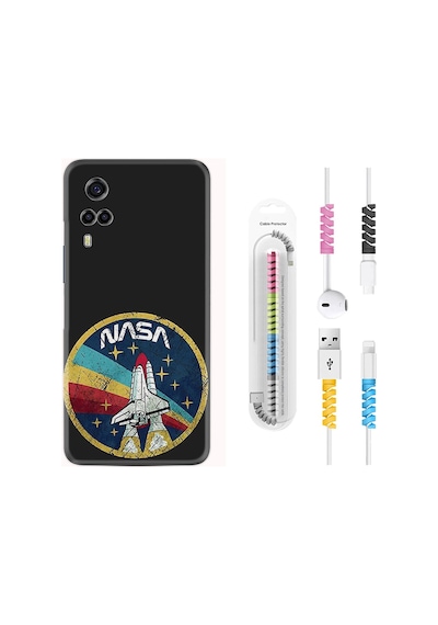 Vivo Y53S Kılıf Kablo Koruyuculu Nasa 1326