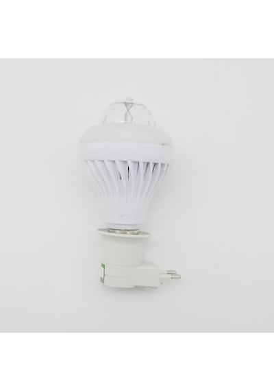 Rgb, Beyaz Döner Başlıklı Led Ampul E27 Fişli Duy Hediyeli Disko