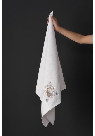 Varol %100 Microcotton Üst Kalite Havlu Seti Burç Nakışlı Kova-standart Kova Diğer