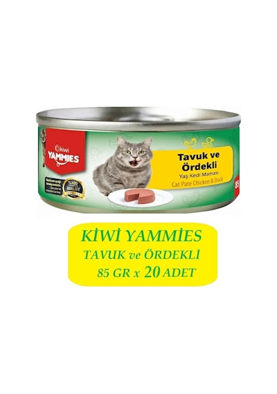 Kiwi Kcm-50394 Tavuk-ördekli Konserve 20 Adet X 85gr