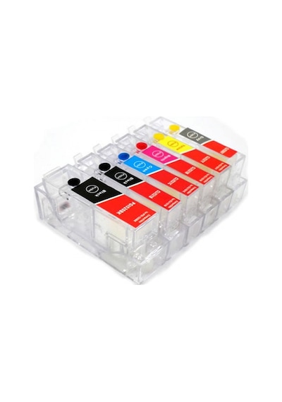 Canon Pgı 525 Clı 526 Uyumlu Kolay Dolan Kartuş 6 Renk