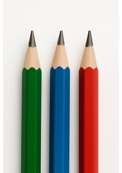 Mercanlı Kurşun Kalem, 12'li Set, Hb, 12010, Okul, Ofis Kullanımı İçin Uygun, Yumuşak, Yazım Özellikli, Ergonomik Tasarımlı, Okul Kalemi Çok Renkli