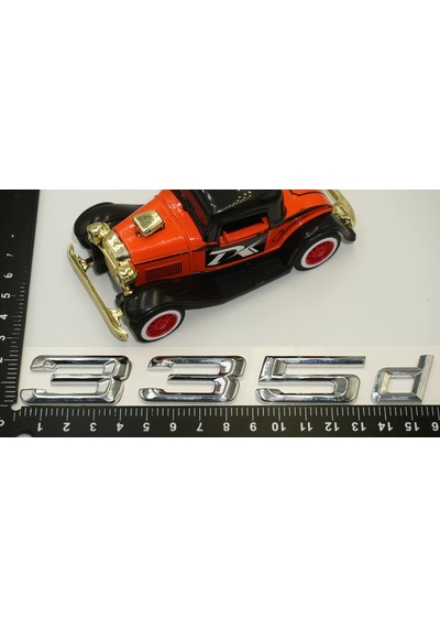 Bmw 335D Bagaj Krom Metal 3M 3D Yazı Logo (528112324)