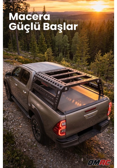 Fiat Fullback 2016-2026 Uyumlu Araca Özel Dakar Çadır Rollbarı Bed Rack