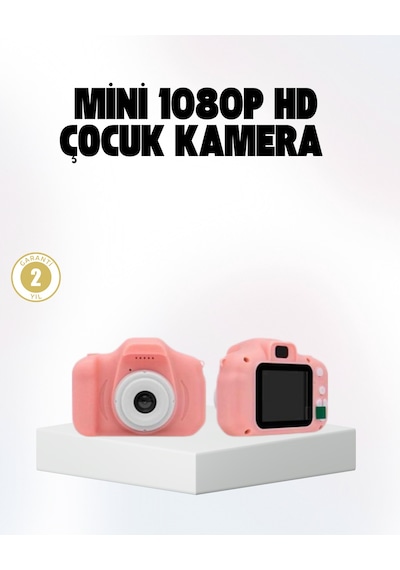 Çocuklar İçin Mini Fotoğraf Makinesi 8mp 1080p Video Ve Darbeye Dayanıklı - Lisinya