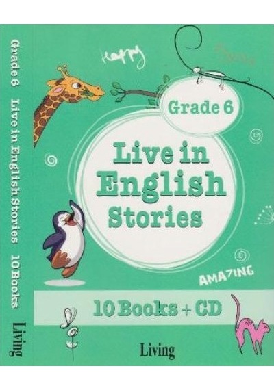 Grade 6 Live in English Stories-10 Books CD - Seval Deniz - Living English Dictionary