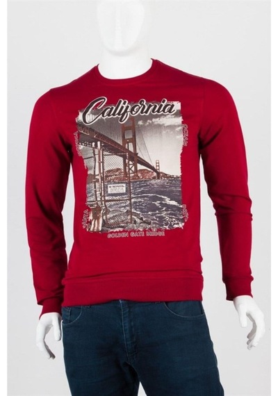 Kaliforniya Unisex Pamuklu Slim Fit Sweatshirt Medium
