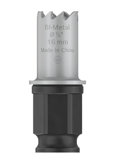 1 X Pro Sheet Metal Power Change Plus Delikli Testere Paslanmaz Çelik Levhalar, Çelik Levhalar, Ø 16 Mm, Profesyonel