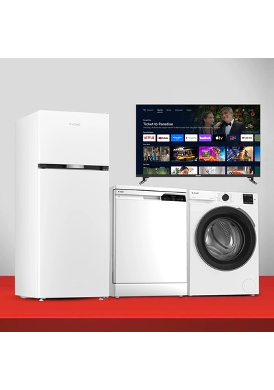 Arçelik 570471 MB + A 600 B + 8100 MX + A 643 C TV'li Eko Çeyiz Paketi