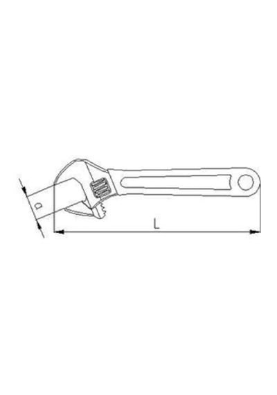 Elta 0601 Kurbağacık Anahtar 12'' 34 Mm