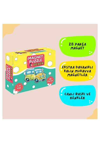 Magnet Puzzle Taşıtları Tanıyorum
