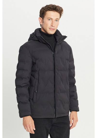 AC&Co / Altınyıldız Classics Erkek Sıyah Standart Fit Normal Kesim Kapüşon Yaka Yan Cepli Casual Mont Siyah AC&Co / Altınyıldız Classics Erkek Sıyah Standart Fit Normal Kesim Kapüşon Yaka Yan Cepli Casual Mont Siyah