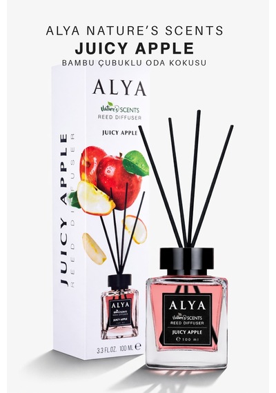 Nature's Scents Juicy Apple Bambu Çubuklu Oda Kokusu- Elma Kokusu