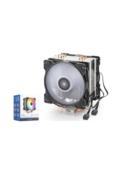 Nodar Nd2601 Cpu Kule Tipi İşlemci Soğutucu Çift Fanlı 120 Mm Siyah