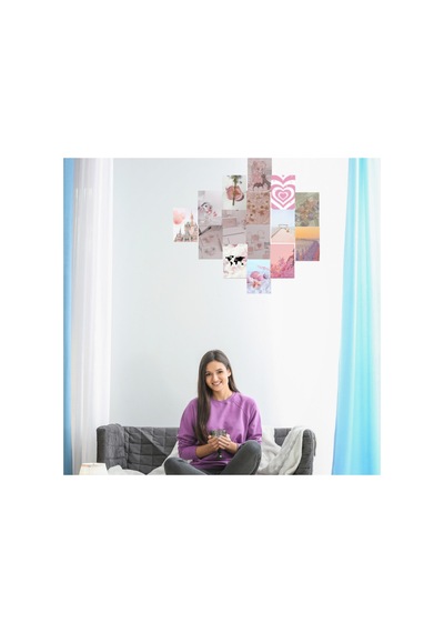 Pinky Soft Poster Duvar Kağıdı Seti