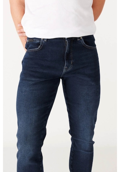 Wrangler Erkek Jean Pantolon İndigo W12s Texas Slim 24kmc8000478 Mc80112 İndigo