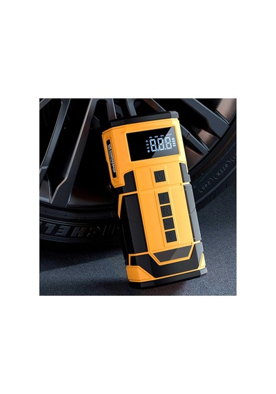 A5577 Akü Takviye Cihazı 8000mah Şarjlı Taşınabilir Powerbank 150psi Lastik Şişirme Pompası