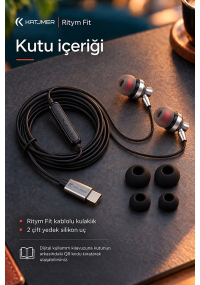 Ytl-16 Ritym Fit Usb-c Mikrofonlu Kablolu Kulaklık, Silikon Uçlu Kulak İçi, Dahili Dac, Kumandalı, 1,2 M - Siyah Diğer Ytl-16 Ritym Fit Usb-c Mikrofonlu Kablolu Kulaklık, Silikon Uçlu Kulak İçi, Dahili Dac, Kumandalı, 1,2 M - Siyah Diğer