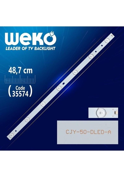Cjy-50-dled-a - 48.7 Cm - 7 Ledli - Wk-1091 Tv Led Bar Tvnizi Açıp İçindeki Led Barla Birebir Aynısı Olduğunu Görmeden Almayınız. Sonrasında İade Almamaktayız.
