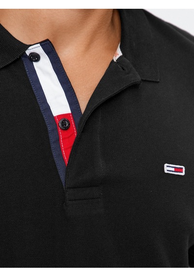 Tommy Hilfiger Tommy Hılfıger Erkek T-shırt Dm0dm15370-bds Siyah
