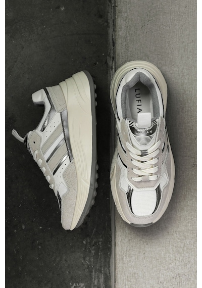Lufian Kadın Martına Sneaker Ayakkabı 122230033 Beyaz Beyaz