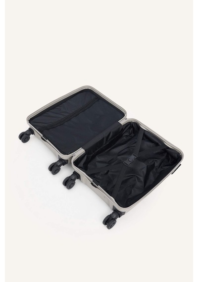Defacto Unisex Sert Kapaklı Küçük Boy Valiz H2407axnsbg820 Bej-bg820