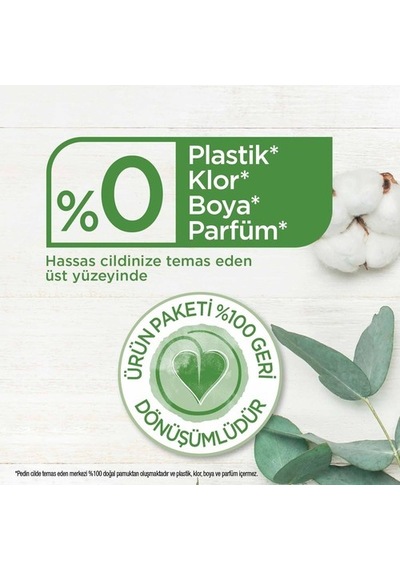 Kotex Natural Hijyenik Ped Pamuk Normal 20'li