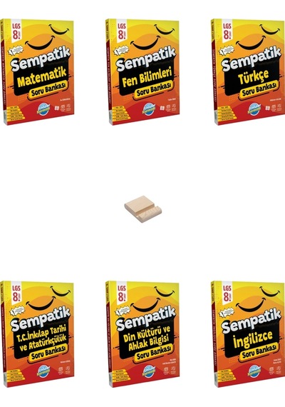 Lgs 8. Sınıf Sempatik Tüm Dersler Soru Bankası 6lı Set