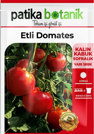 150 Adet Yerli Ata Etli Domates Tohumu Kalın Kabuk